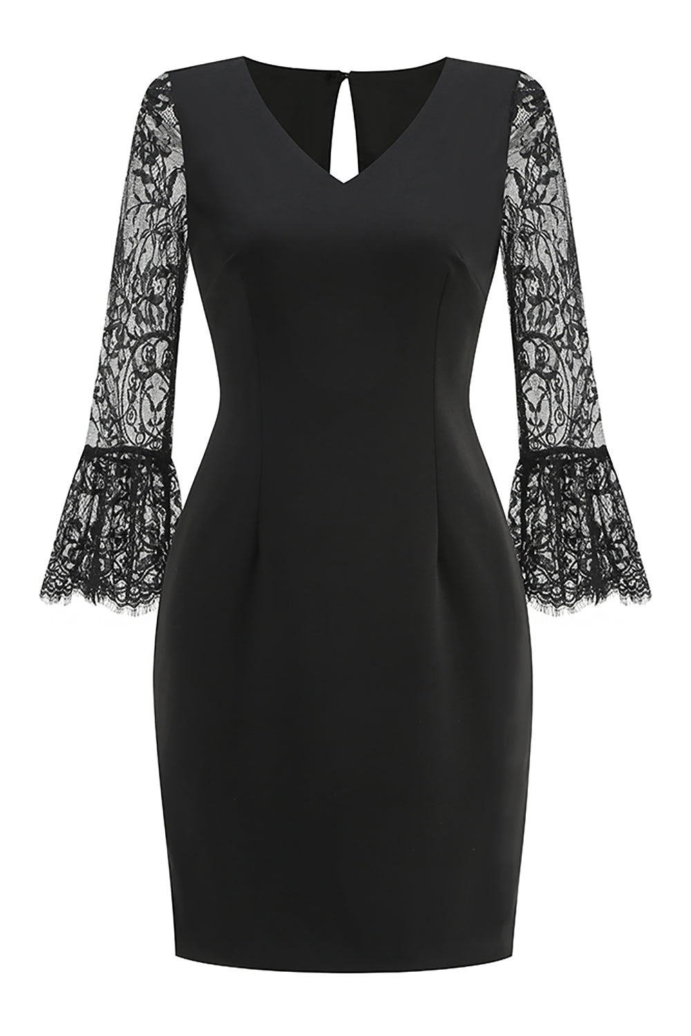 Lace Sleeve Mini Dress