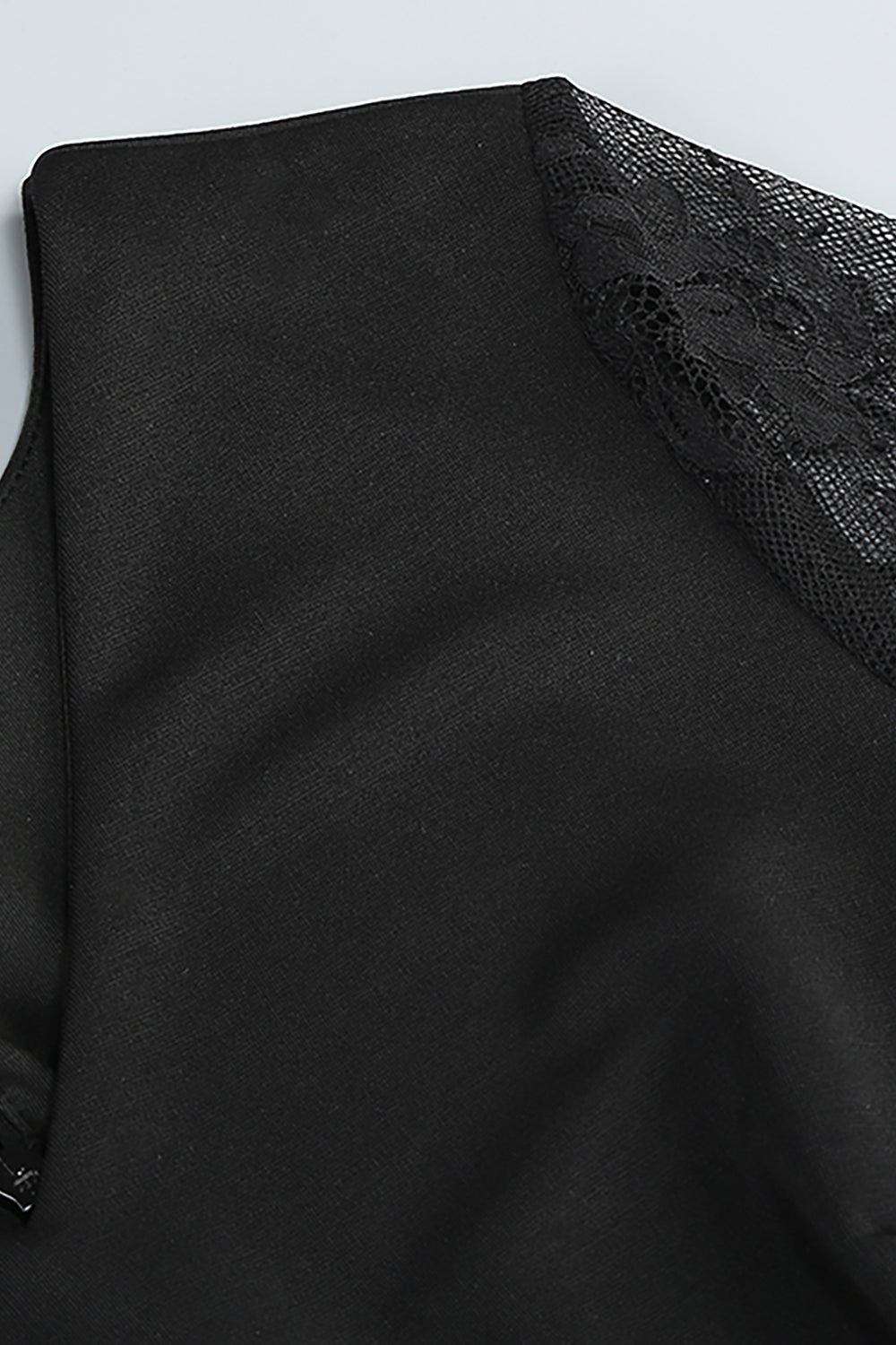 Lace Sleeve Mini Dress