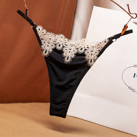Ladies Embroidered Thongs