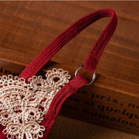 Ladies Embroidered Thongs