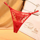 Ladies Mesh Embroidered Lace Thongs