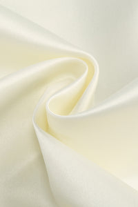 Lapel Fake Open Back A-Line Gown