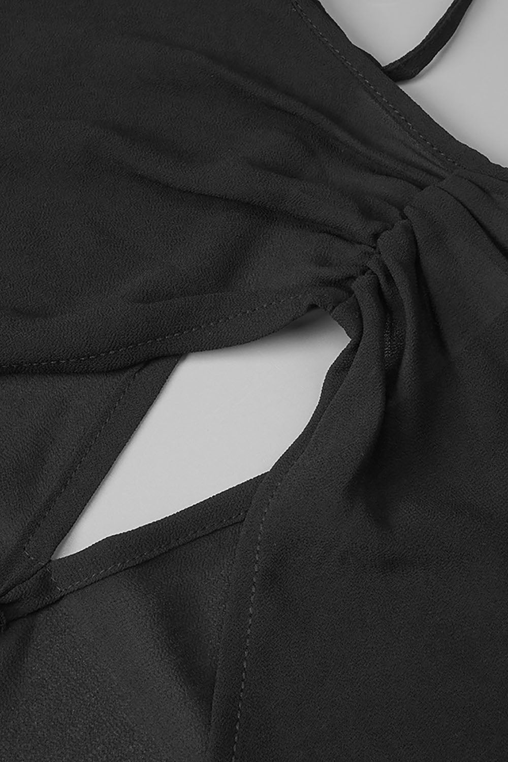 Leopard-print Caped Gown