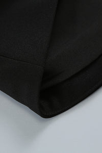 Luxury Strapless Jumpsuit Long Sleev Rhinestone Blazer
