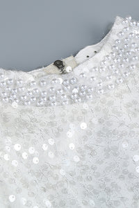 Robe à paillettes en cristal