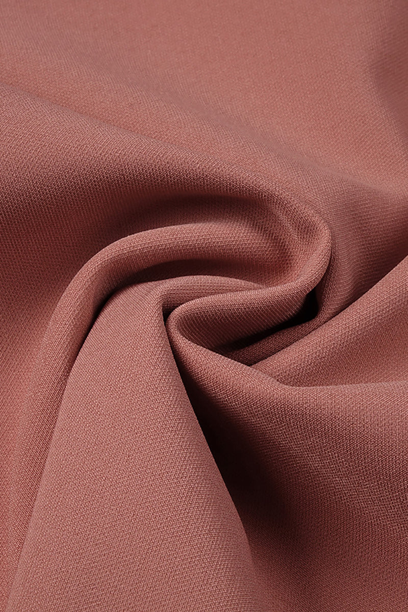 Off-shoulder Draped Midi Dress in Pink