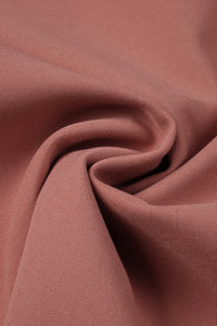 Off-shoulder Draped Midi Dress in Pink