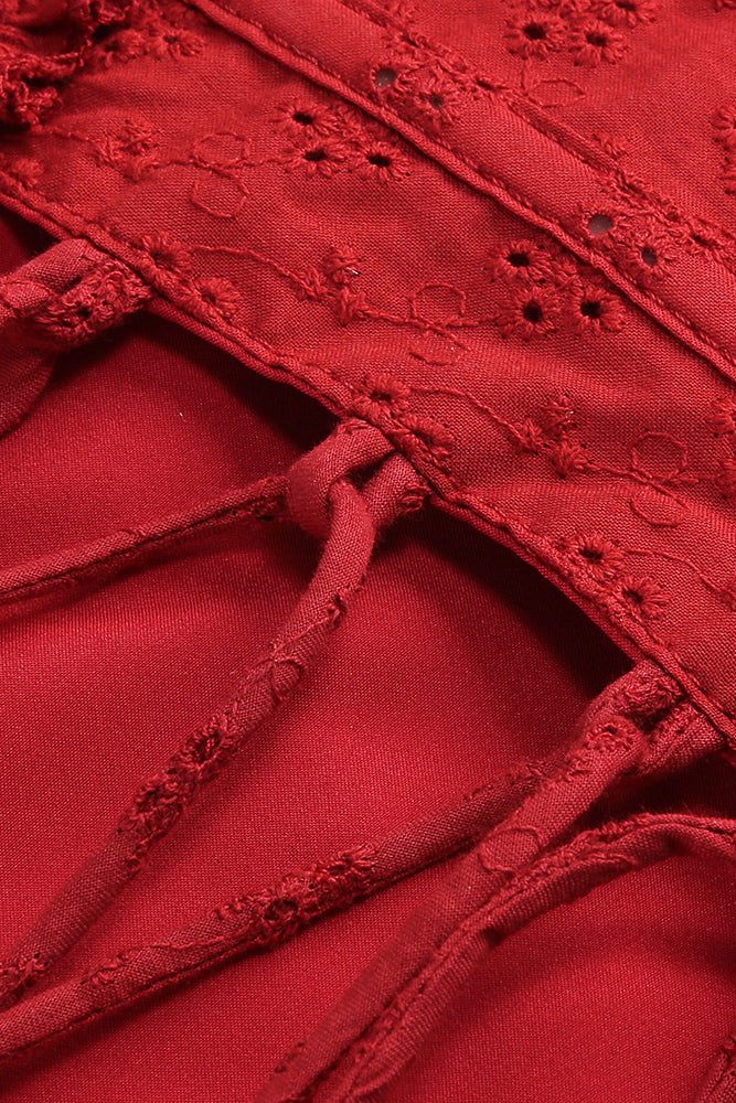 Off-shoulder Ruffle A-line Dress