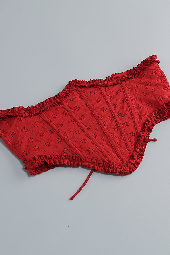 Off-shoulder Ruffle A-line Dress