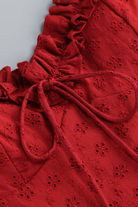 Off-shoulder Ruffle A-line Dress