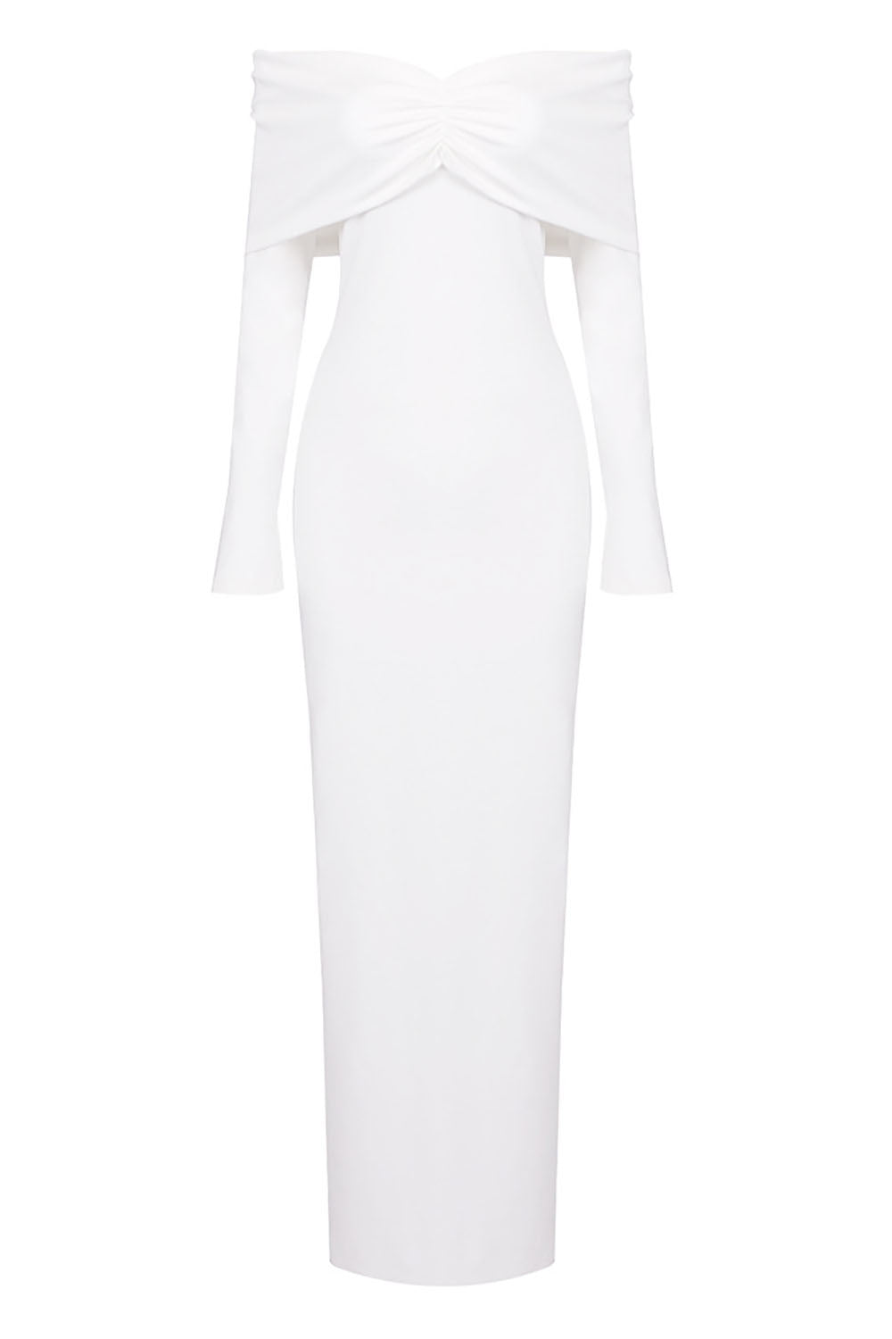 Off Shoulder Bodycon Bardot Midi Dress – CHICIDA