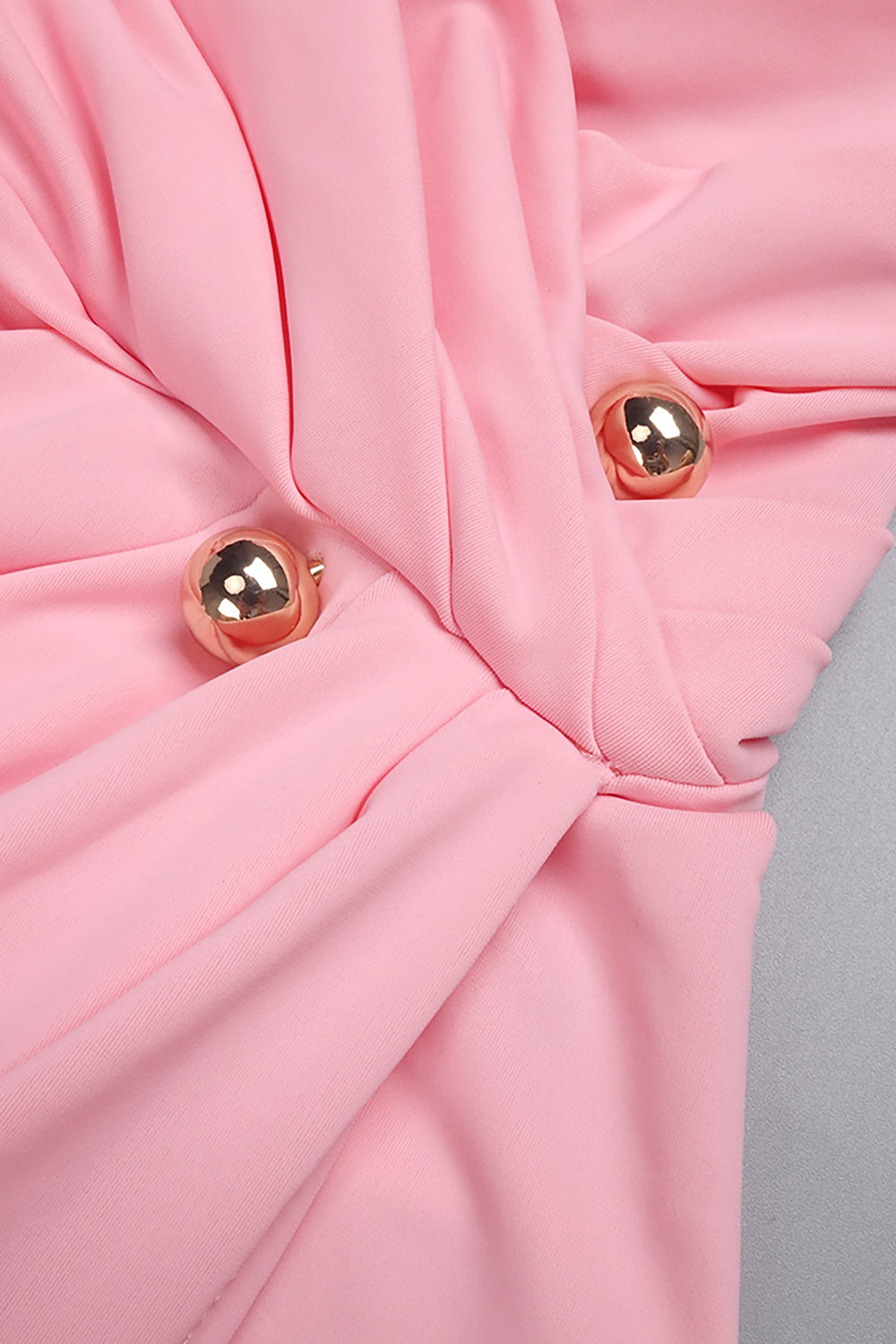 One Shoulder High Split Gown