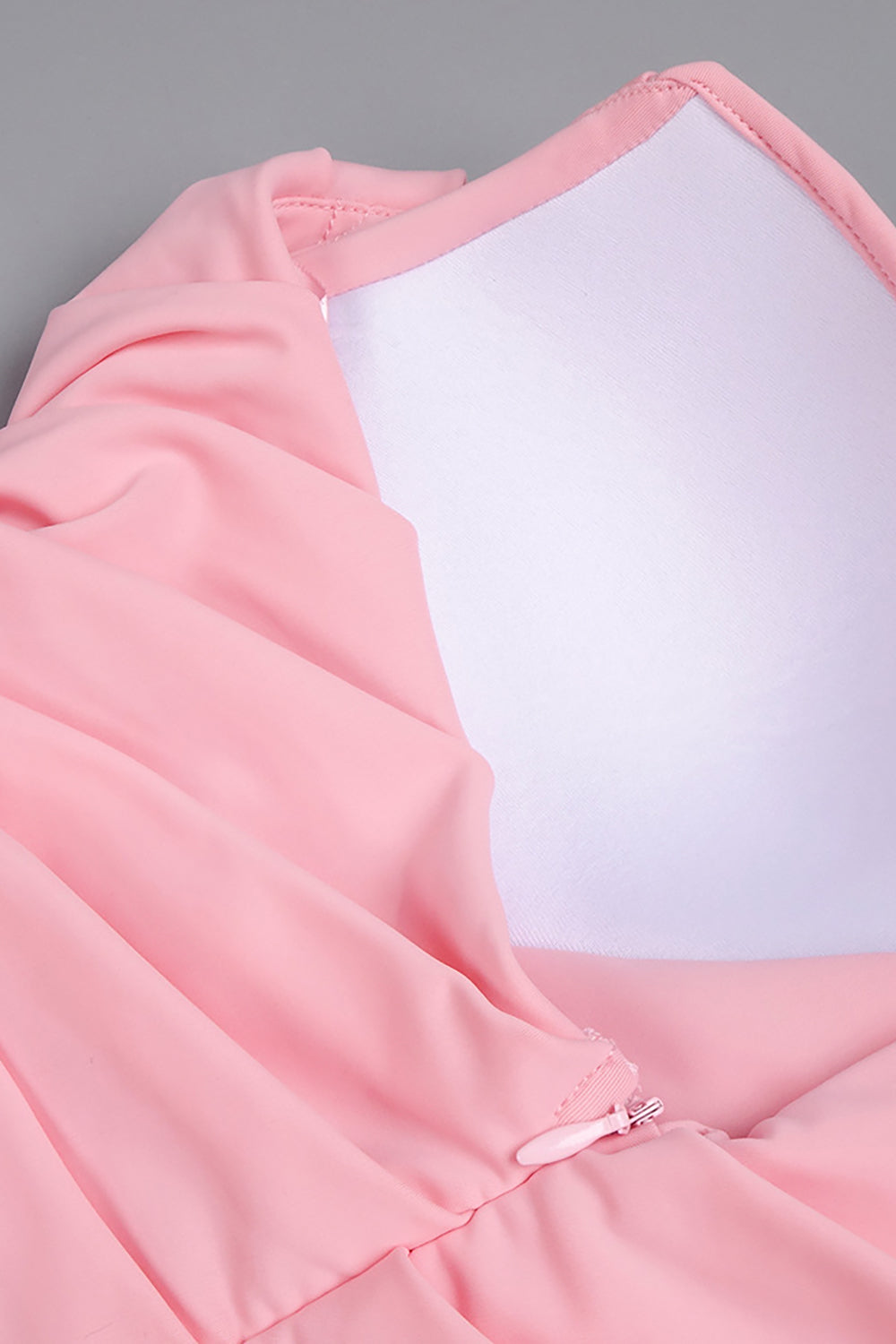 One Shoulder High Split Gown