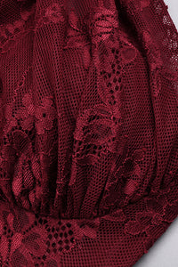 One Shoulder Lace Maxi Dress