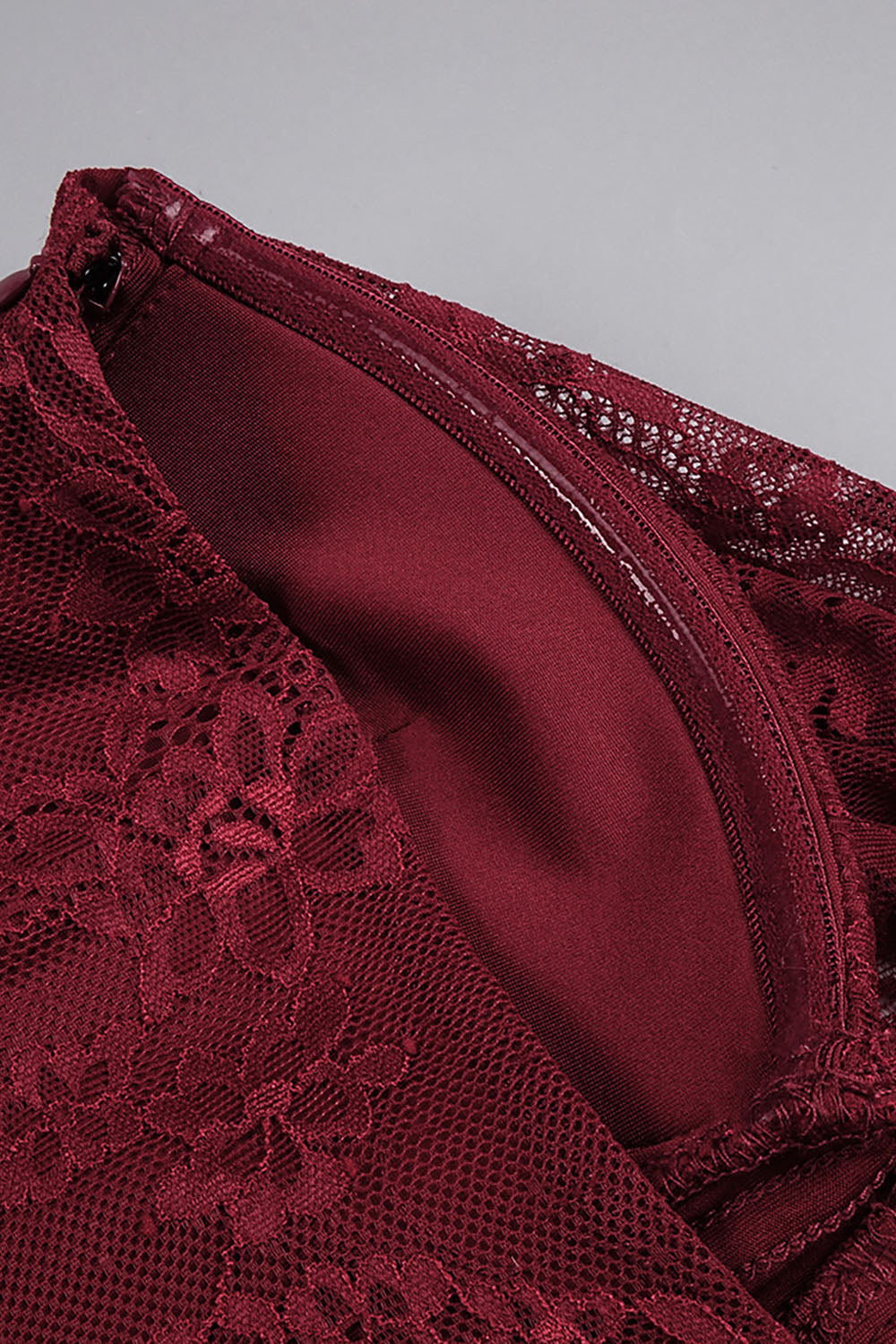 One Shoulder Lace Maxi Dress