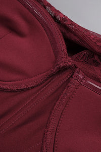 One Shoulder Lace Maxi Dress