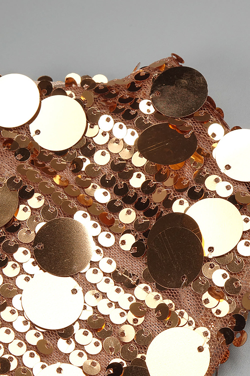 One Shoulder Sequin Gown