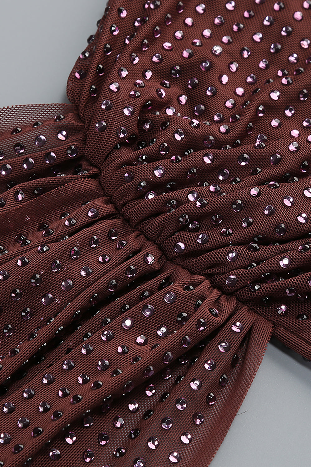 One Shoulder Slinky Diamante Mini Dress