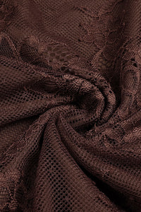 One Shoulder Lace Maxi Dress