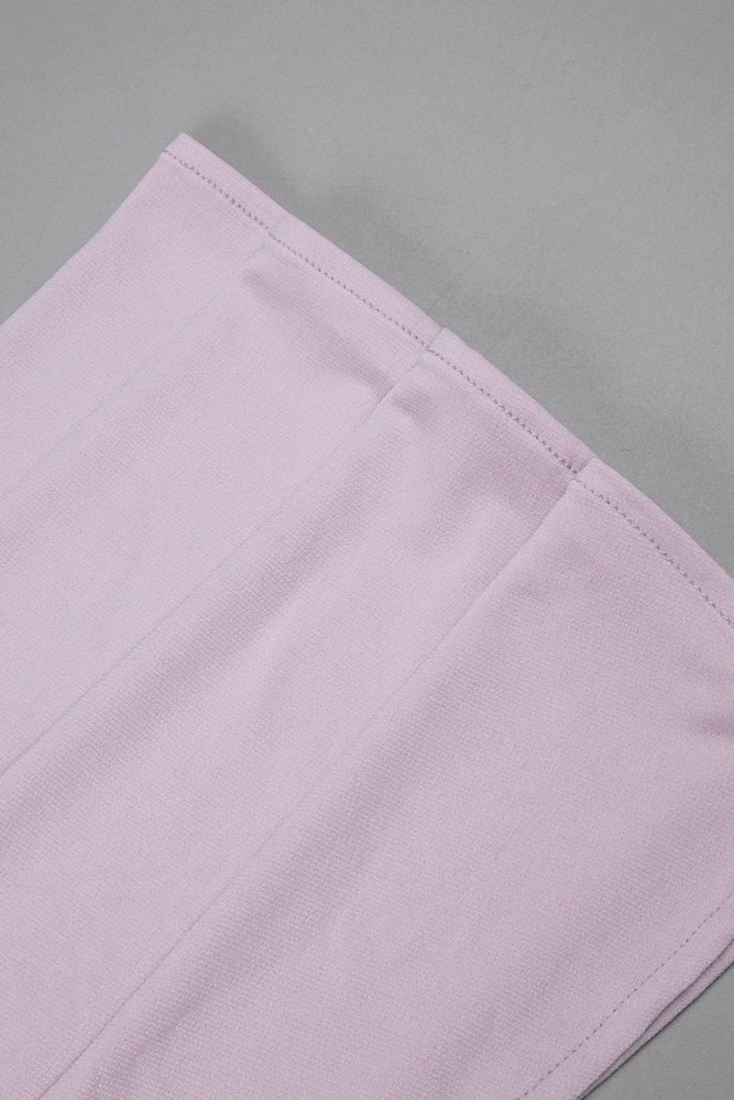 Open Back Bow Jersey Dress