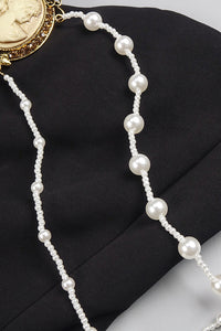 Pearl Chain Decor A-line Dress