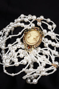 Pearl Chain Decor A-line Dress