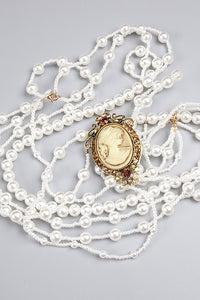 Pearl Chain Decor A-line Dress