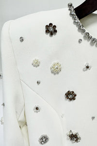 Pearl Crystal Rhinestone Gown