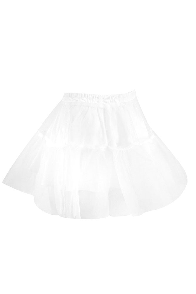 Strapless Petal Layerd Velvet Mini Dress