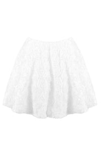 Strapless Petal Layerd Velvet Mini Dress