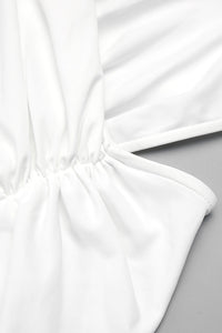 Phenix Brooch-detailed Jersey Slits Dress