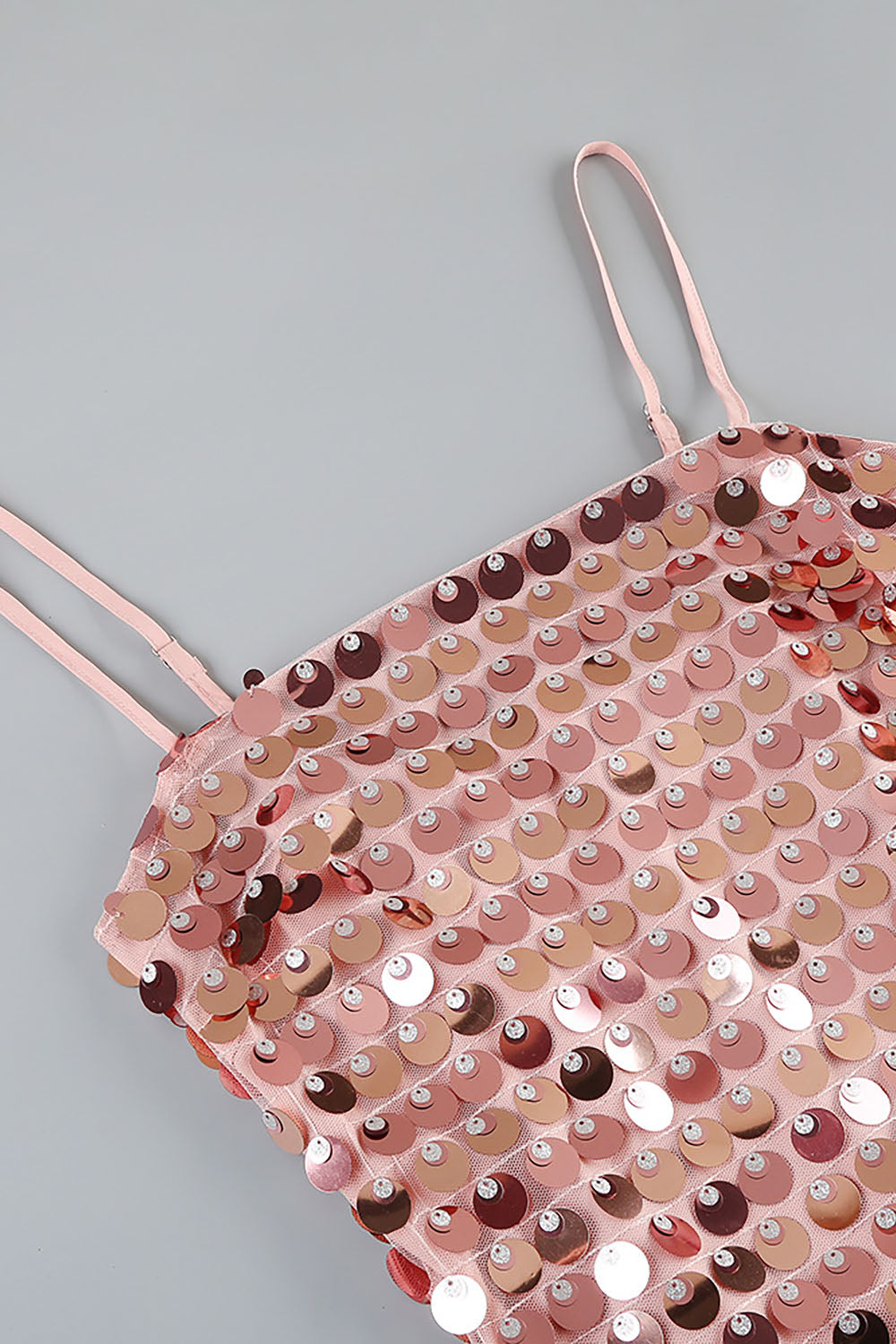 phoenix sequined midi slip dress The New Arrivals By Ilkyaz Ozel Phoenix Midi Dress In Rose