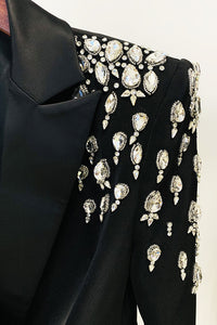 Rhinestone Blazer Dress