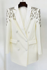 Rhinestone Blazer Dress