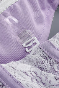 Rosette Applique Cutout Mermaid Gown