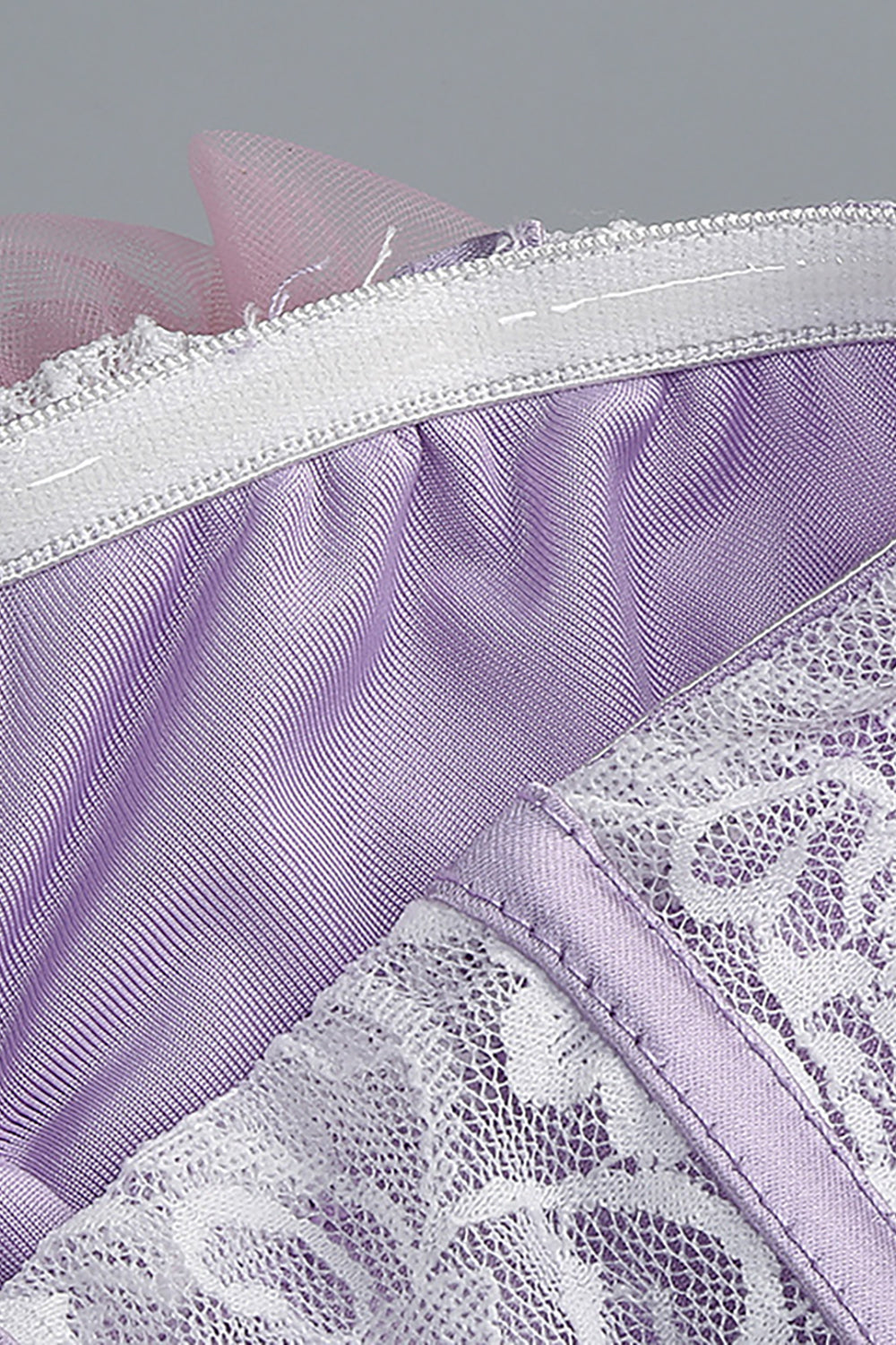 Rosette Applique Cutout Mermaid Gown