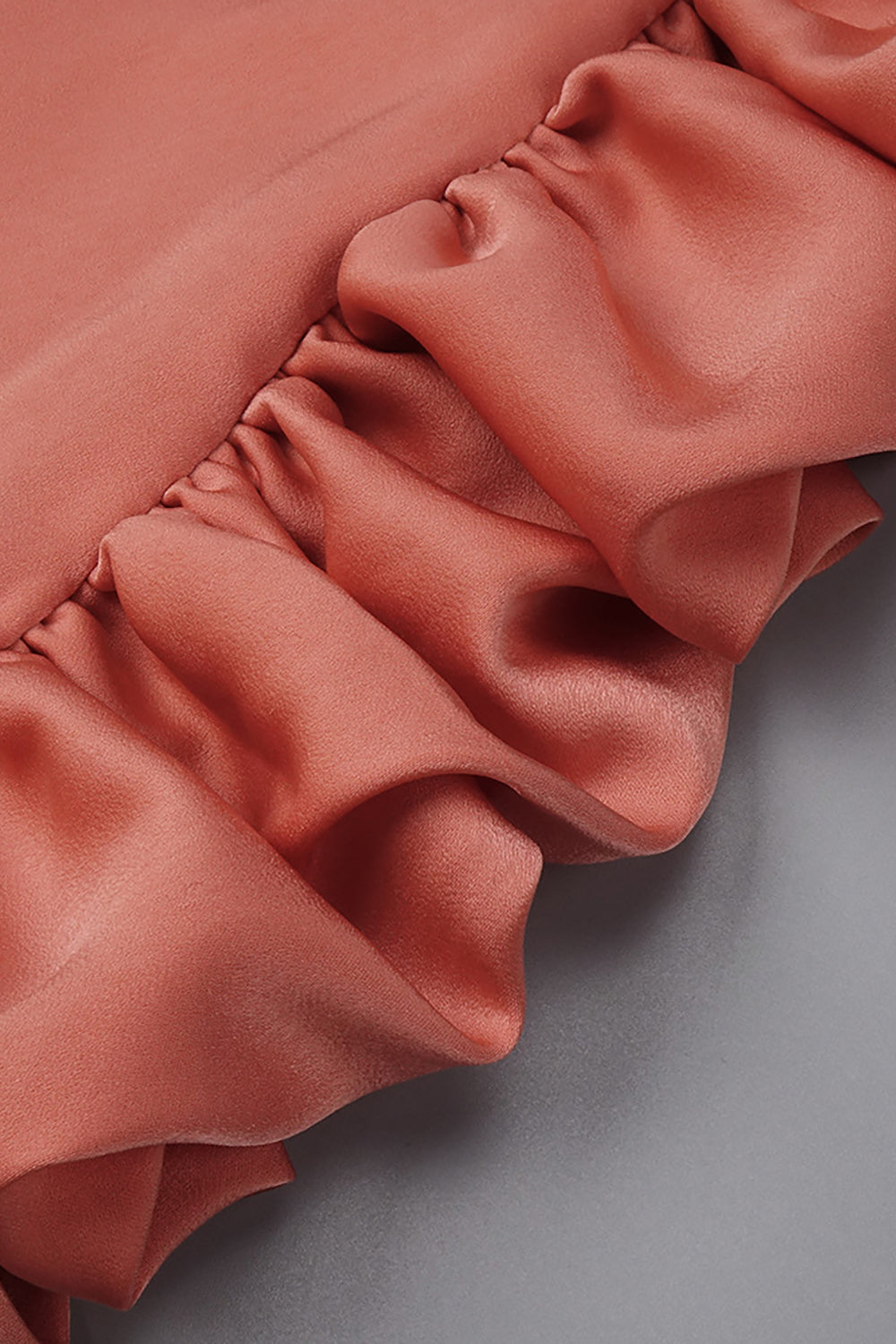 Ruffled High-Low Skirt