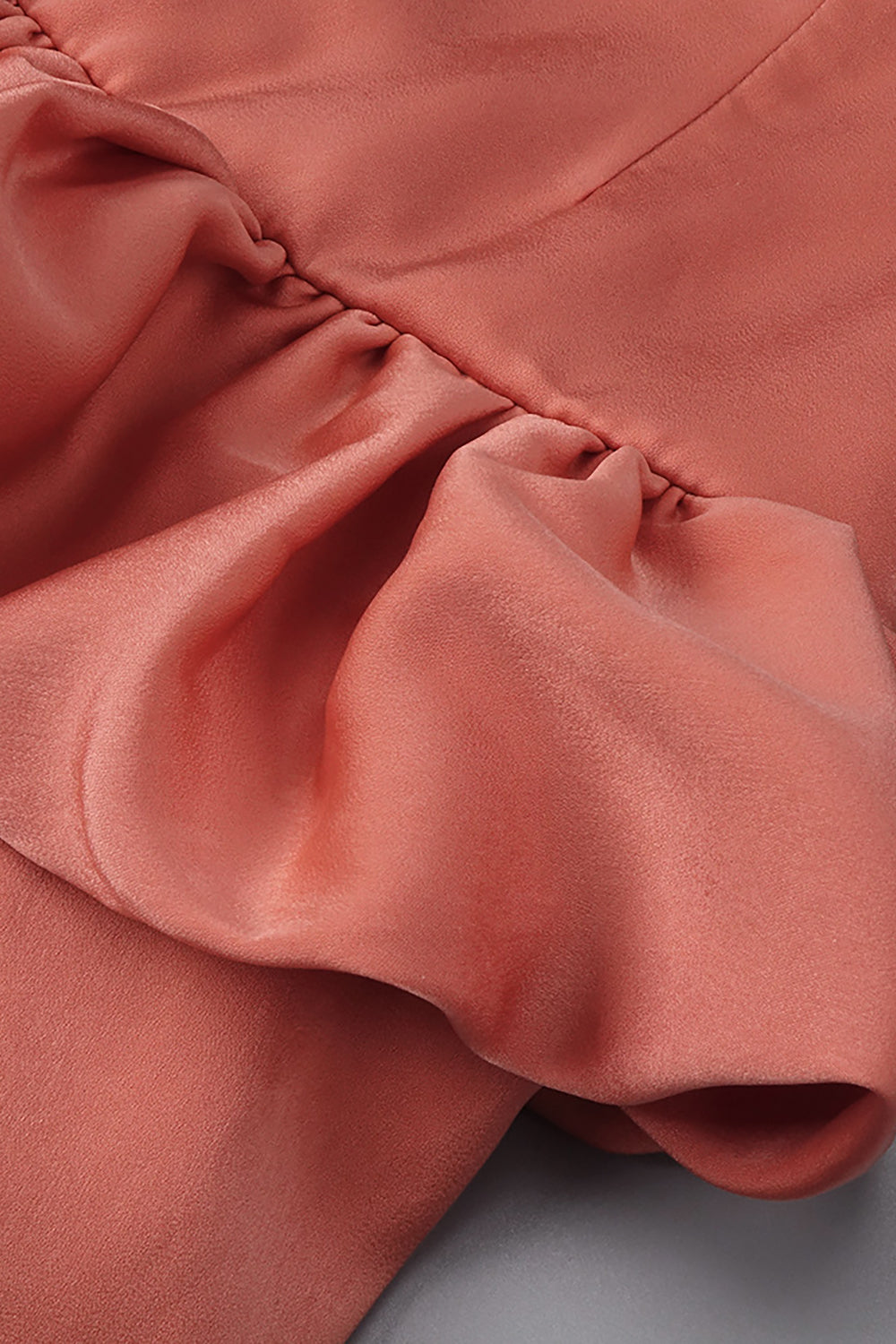 Ruffled High-Low Skirt