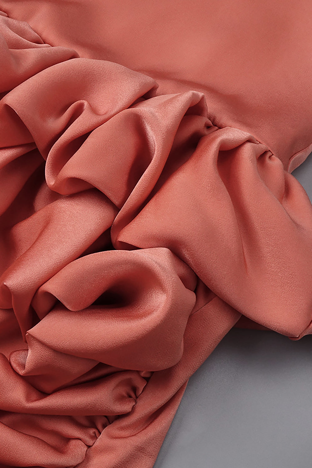 Ruffled High-Low Skirt