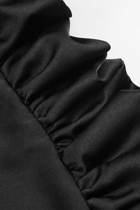 Ruffled High-Low Skirt