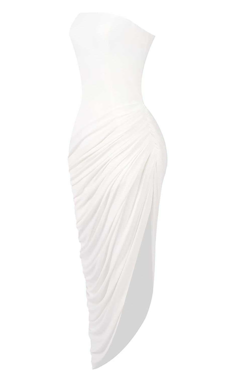 Satin Strapless Corset Detailed Gown