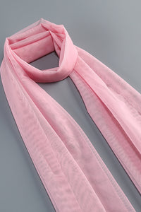 Scarf Strapless Corset Gown