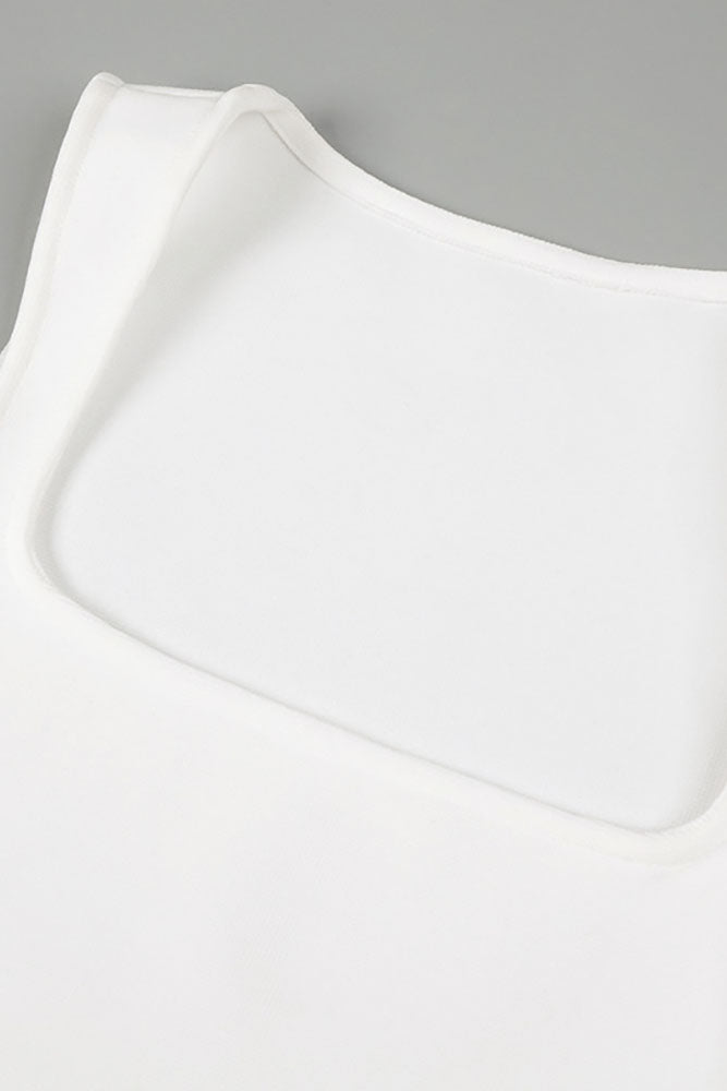 Scoop Neck Butterfly Detailing Dress