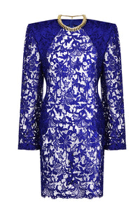 See Through Guisette Lace Dress