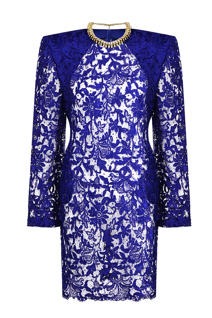 See Through Guisette Lace Dress