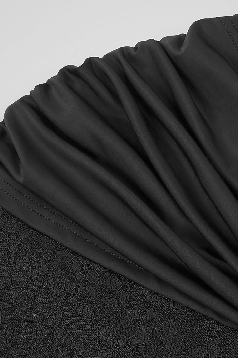 See Through Keyhole Lace Gown