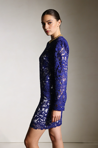 See Through Guisette Lace Dress