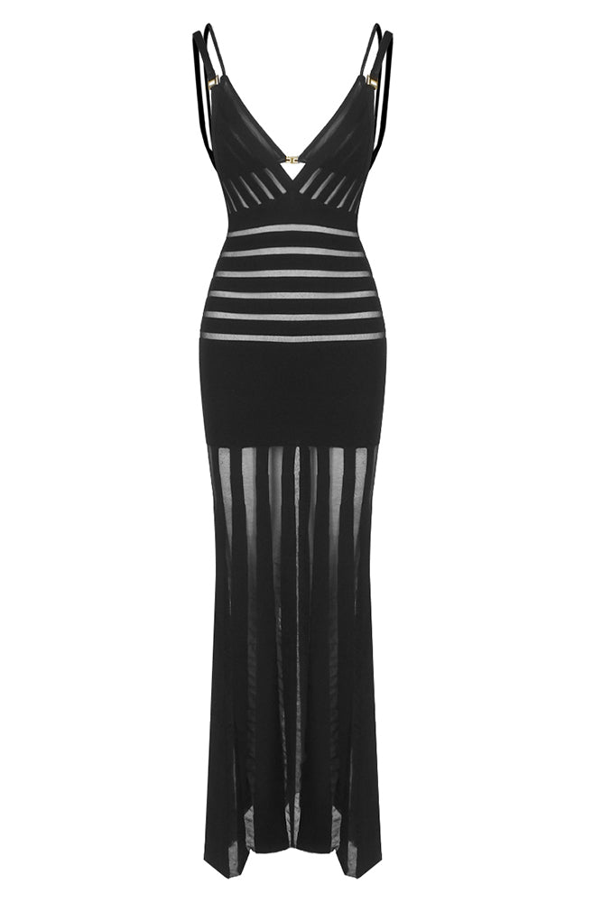 Semi-sheer Gown With Bras