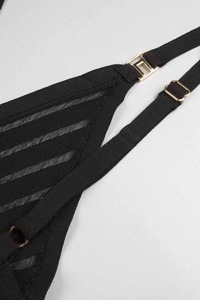 Semi-sheer Gown With Bras