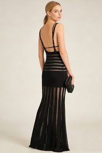 Semi-sheer Gown With Bras